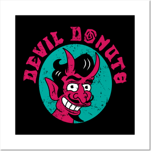 Devil Donuts logo Posters and Art